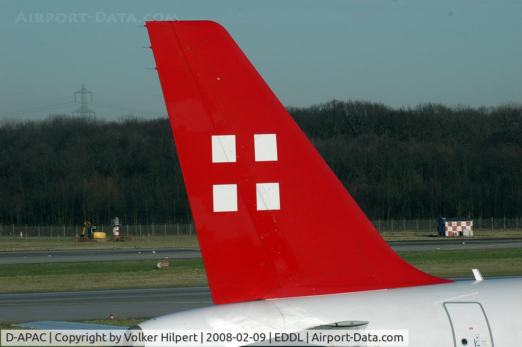 D-APAC, 2002 Airbus A319-132 C/N 1727, at dus