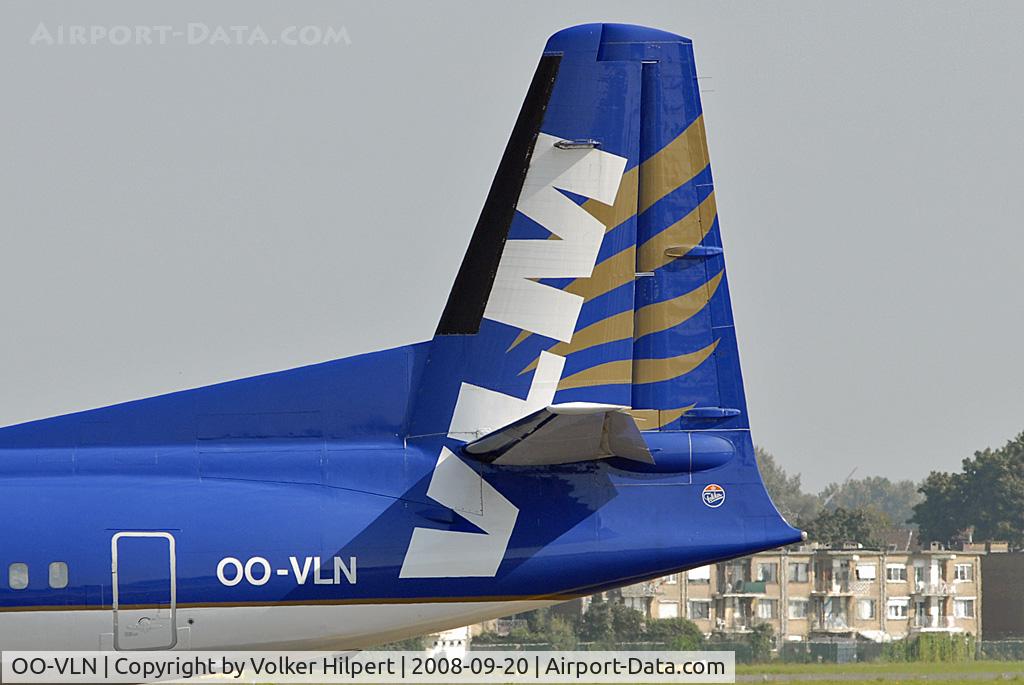 OO-VLN, 1989 Fokker 50 C/N 20145, at ant