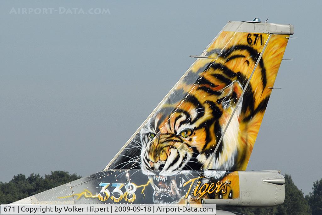 671, Fokker F-16AM Fighting Falcon C/N 6K-43, Tiger Meet