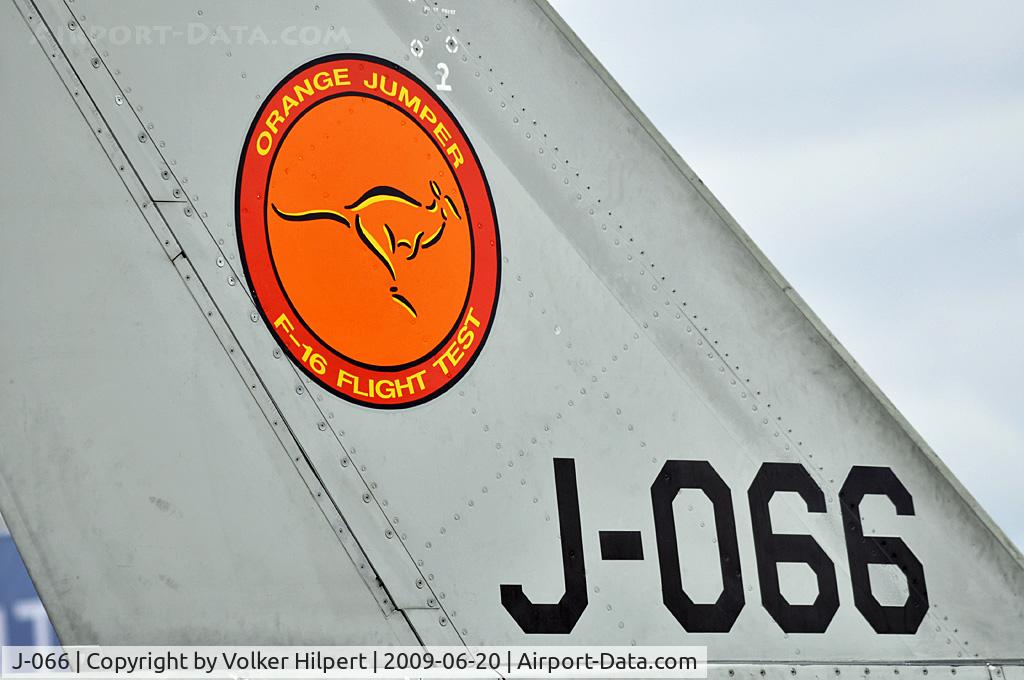 J-066, 1987 General Dynamics F-16BM Fighting Falcon C/N 6E-35, at EBVK