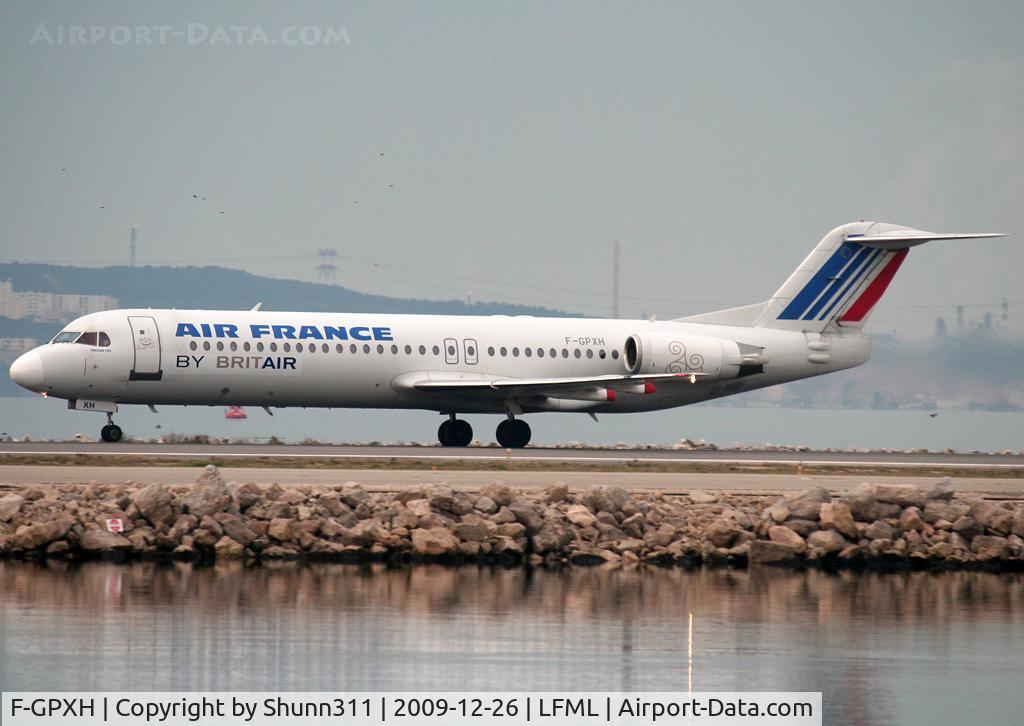 F-GPXH, 1993 Fokker 100 (F-28-0100) C/N 11476, Departing rwy 13L