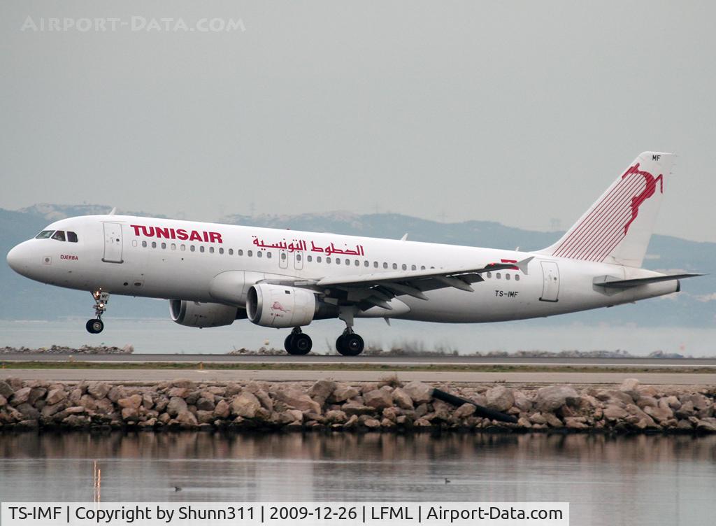 TS-IMF, 1992 Airbus A320-211 C/N 0370, Landing rwy 13L