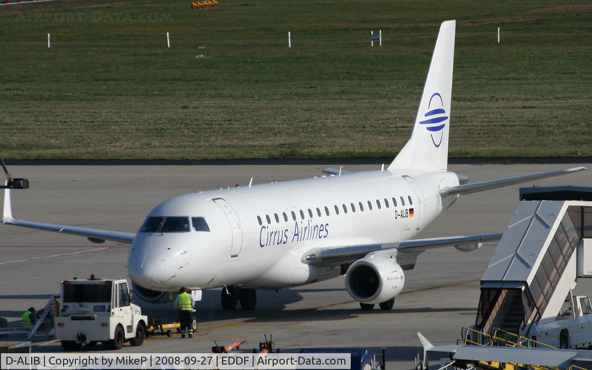 D-ALIB, 2003 Embraer 175LR (ERJ-170-200LR) C/N 17000017, Pushing from the T2 remotes.
