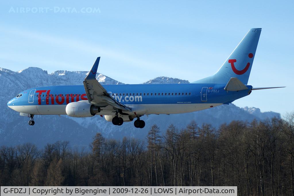 G-FDZJ, 2007 Boeing 737-8K5 C/N 34690, Thomson Airways