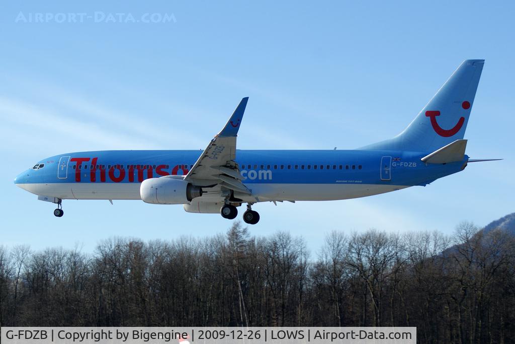 G-FDZB, 2007 Boeing 737-8K5 C/N 35131, Thomson Airways