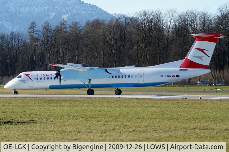 OE-LGK, 2009 De Havilland Canada DHC-8-402Q Dash 8 C/N 4280, Austrian arrows New Dash8-402q