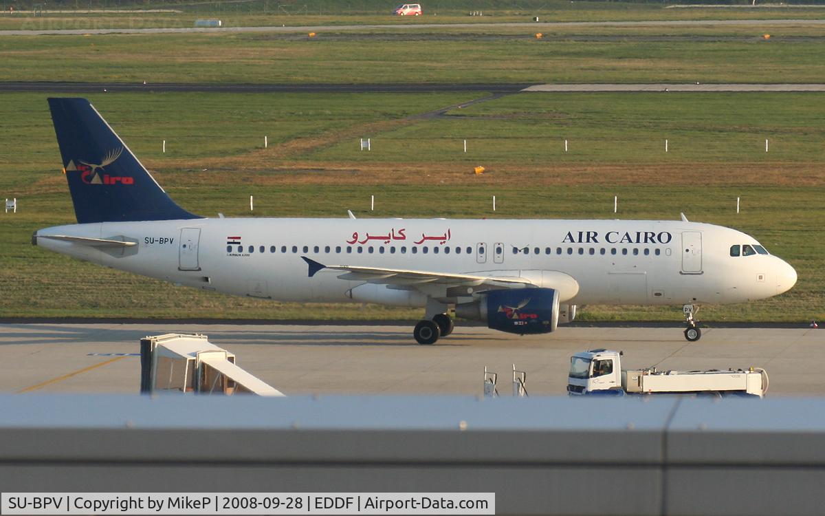SU-BPV, 2006 Airbus A320-214 C/N 2966, Heading for departure.