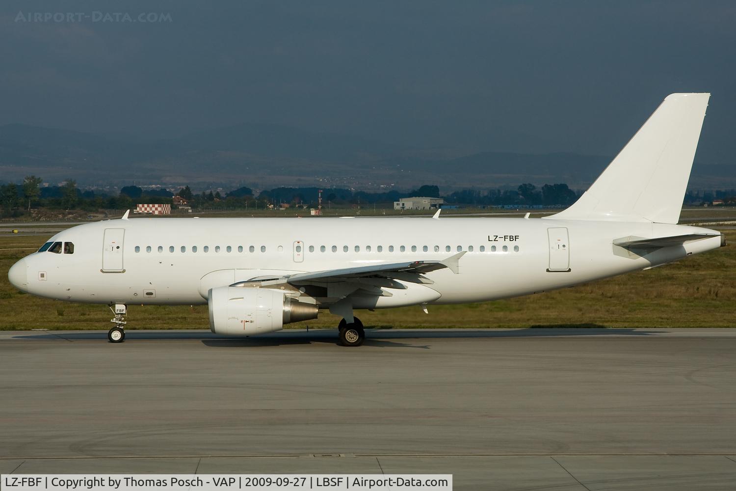 LZ-FBF, 2007 Airbus A319-111 C/N 3028, Bulgaria Air