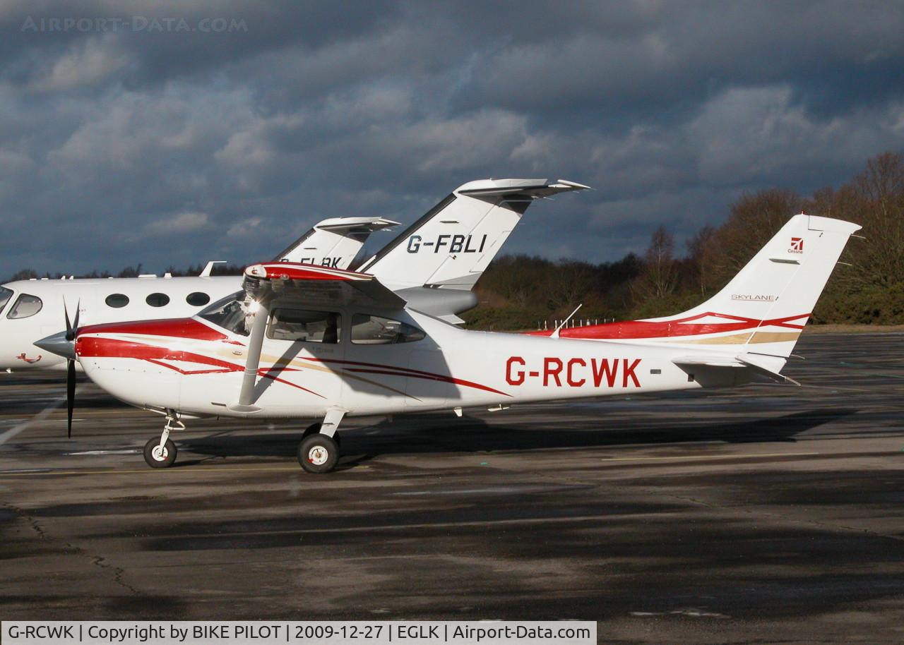 G-RCWK, 2007 Cessna 182T Skylane Skylane C/N 18281982, SMART CESSNA 182T