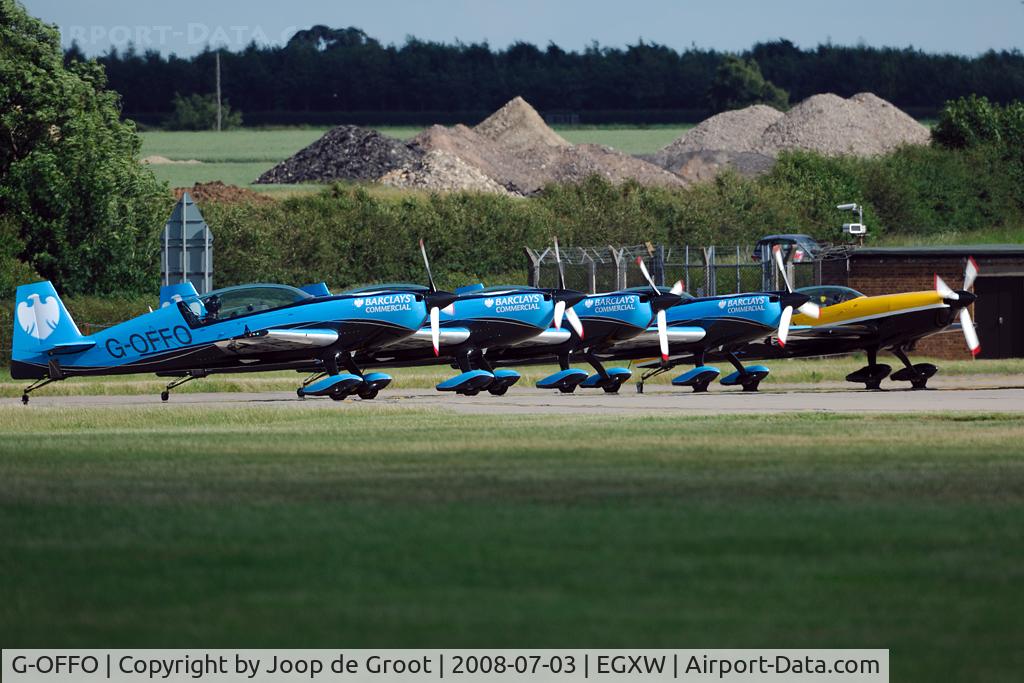 G-OFFO, 2006 Extra EA-300/L C/N 1226, The Blades display team ready for take off.