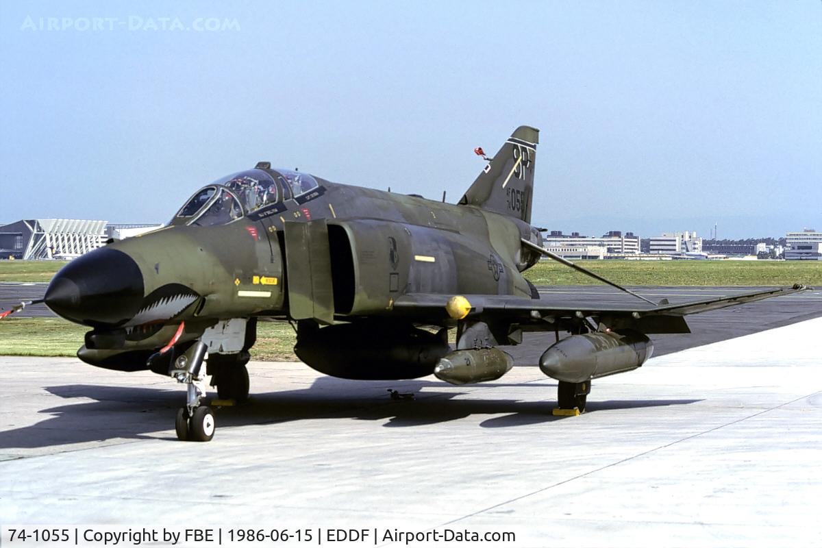 74-1055, 1974 McDonnell Douglas F-4E Phantom II C/N 4841, 52nd TFW F-4E (KM25 slidescan)