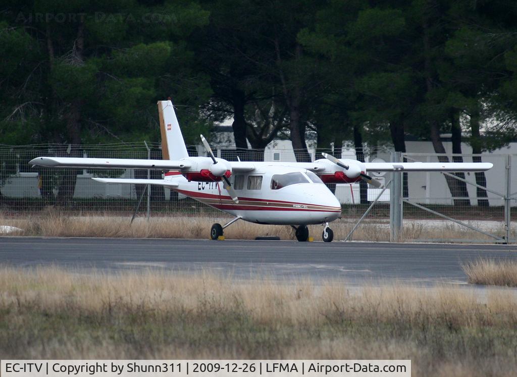 EC-ITV, Partenavia P-68C-TC C/N 239-05-TC, Parked...