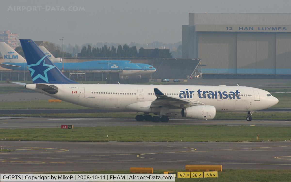 C-GPTS, 2002 Airbus A330-243 C/N 480, Lining up for departure.