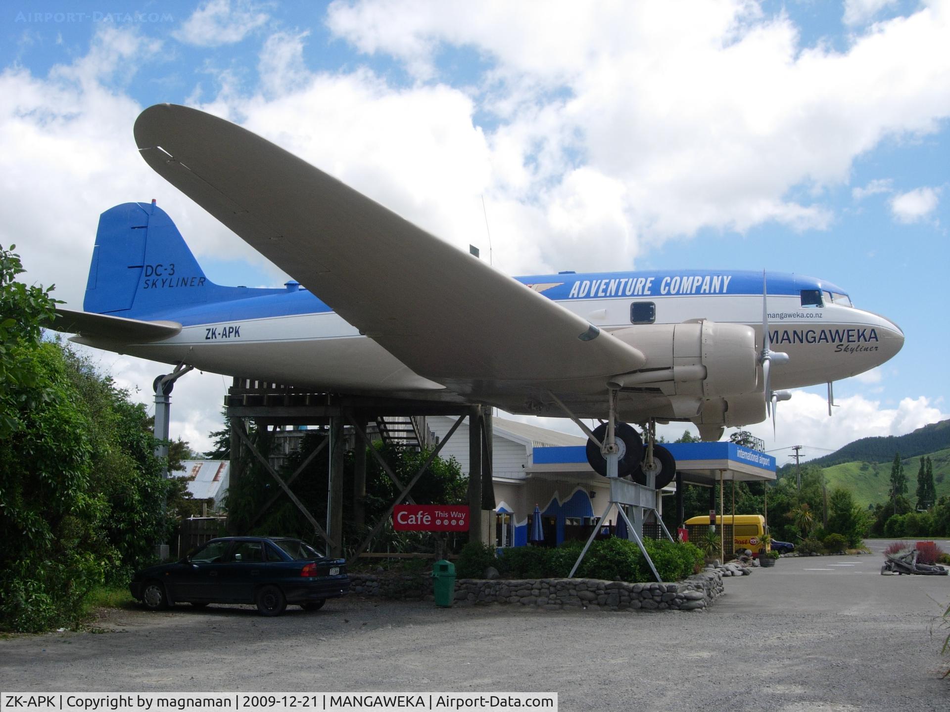 ZK-APK, 1945 Douglas C-47B Skytrain C/N 34227, At Mangaweka International Airport!