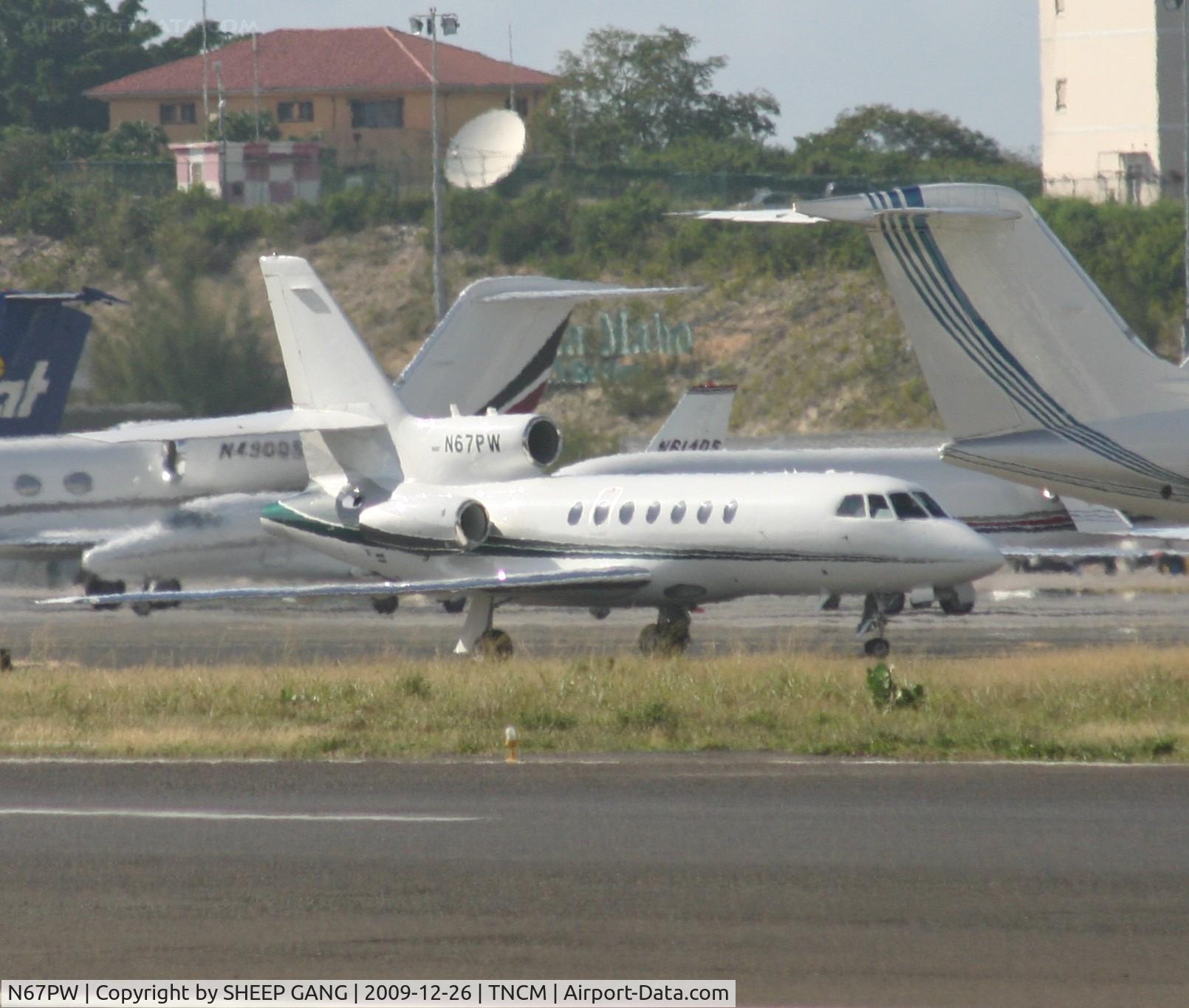 N67PW, 1994 Dassault Falcon 50 C/N 248, N67PW park at the general aviation ramp