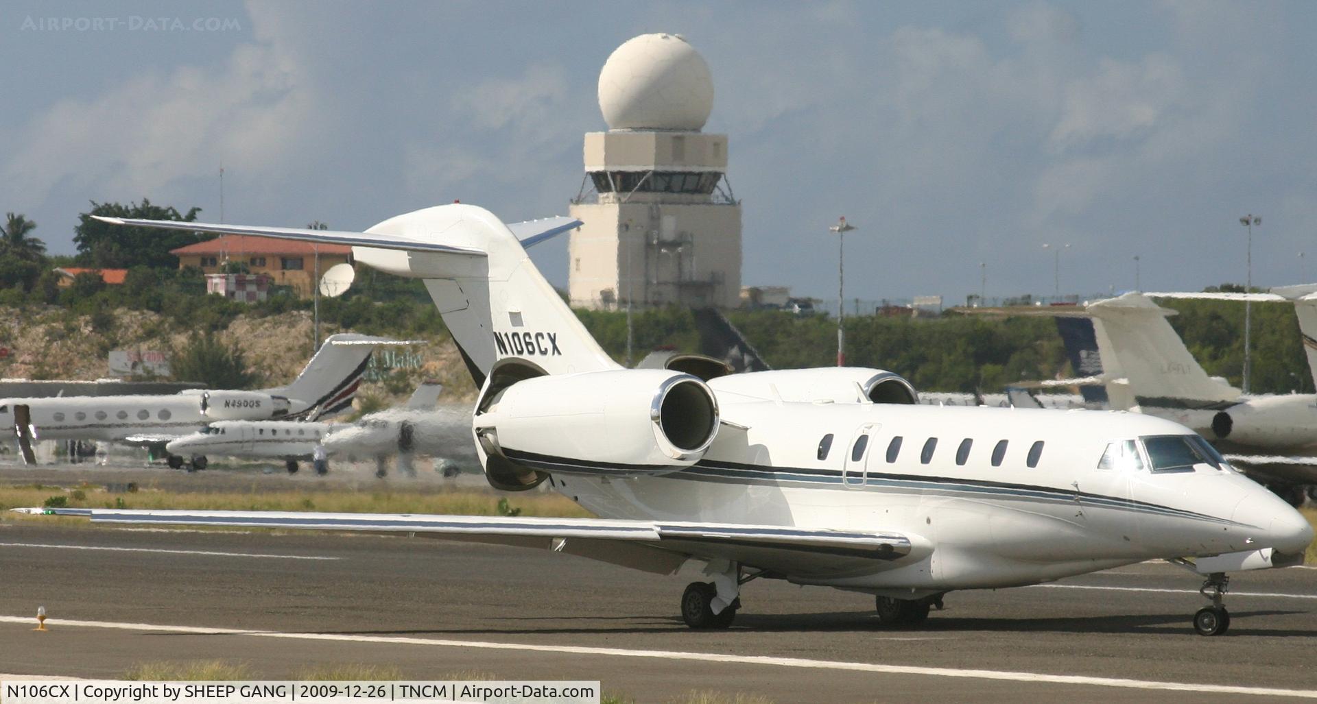 N106CX, 2000 Cessna 750 Citation X Citation X C/N 750-0106, N106CX just landed at tncm