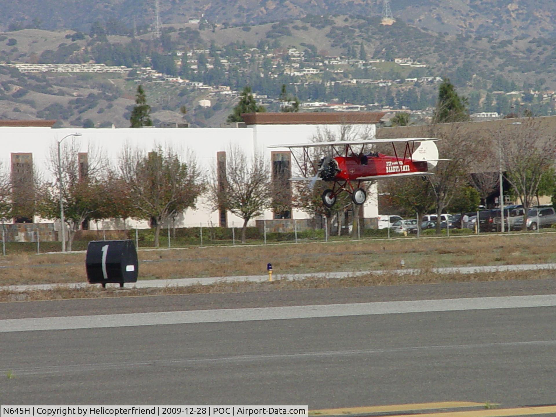N645H, 1929 Curtiss-Wright Travel Air E-4000 C/N 1220, On final to 26R