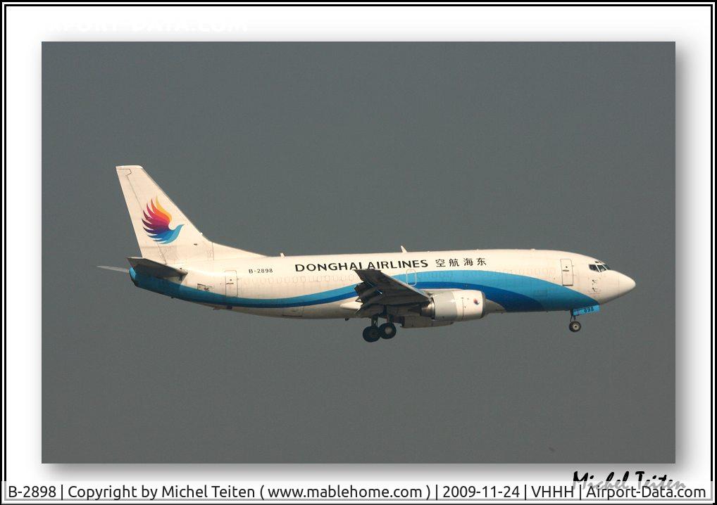 B-2898, 1991 Boeing 737-3Y0 C/N 24916, Donghai Airlines