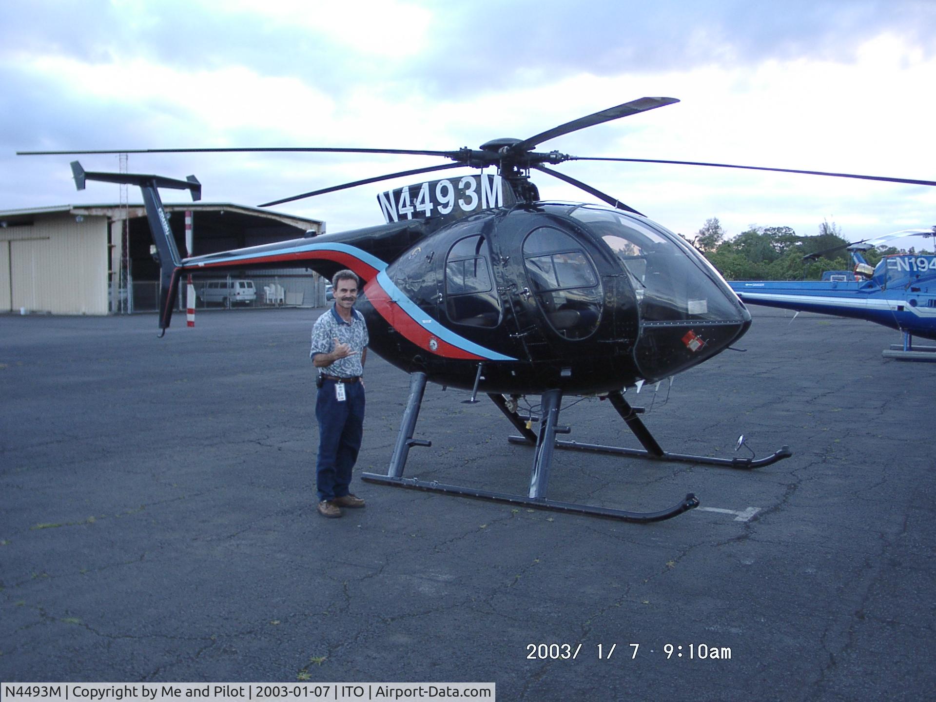 N4493M, Hughes 500D C/N 570137D, Went for a 1 hour refresher spin