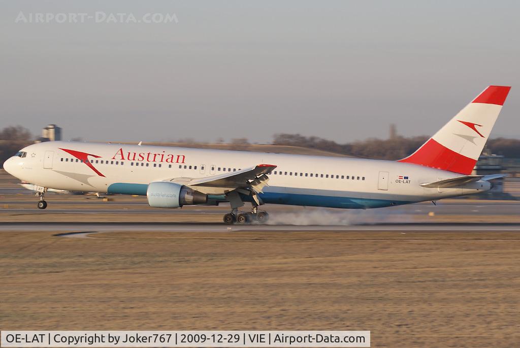 OE-LAT, 1991 Boeing 767-31A C/N 25273, Austrian Airlines Boeing 767-3A1(ER)