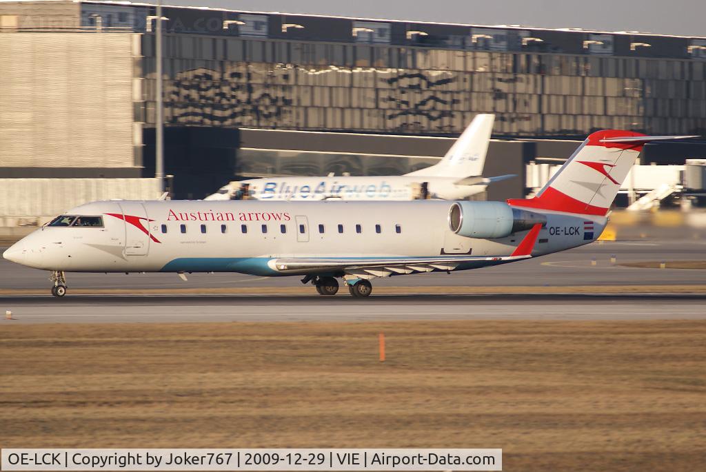 OE-LCK, 1997 Canadair CRJ-200LR (CL-600-2B19) C/N 7148, Austrian arrows Canadair Regional Jet CRJ200LR