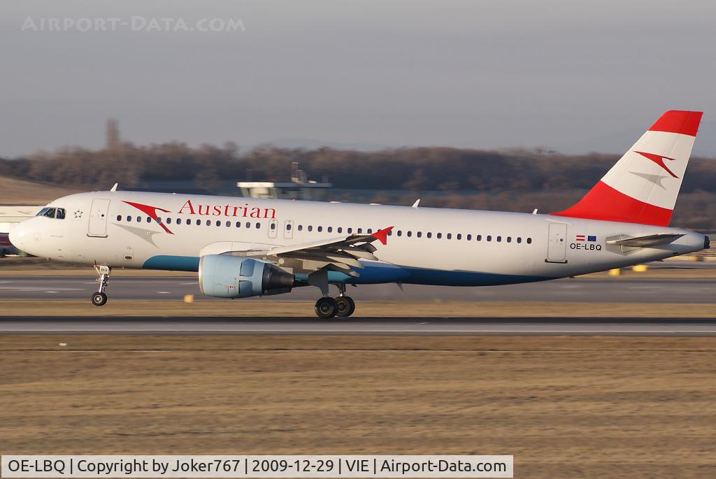 OE-LBQ, 1999 Airbus A320-214 C/N 1137, Austrian Airlines Airbus A320-214