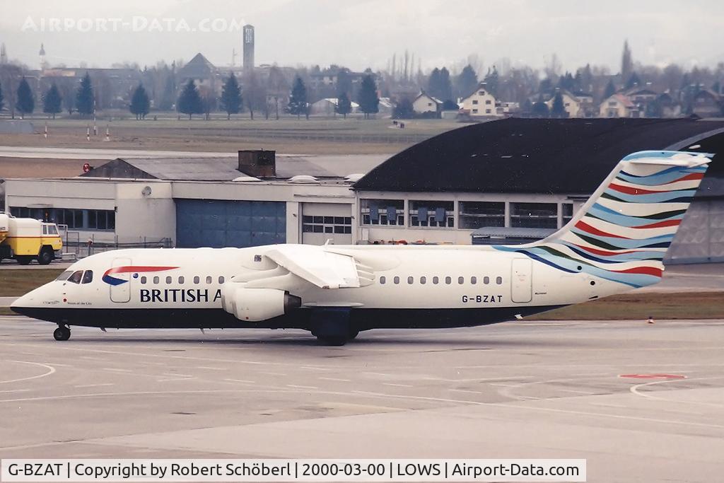 G-BZAT, 1997 British Aerospace Avro 146-RJ100 C/N E3320, Flight to SZG/LOWS