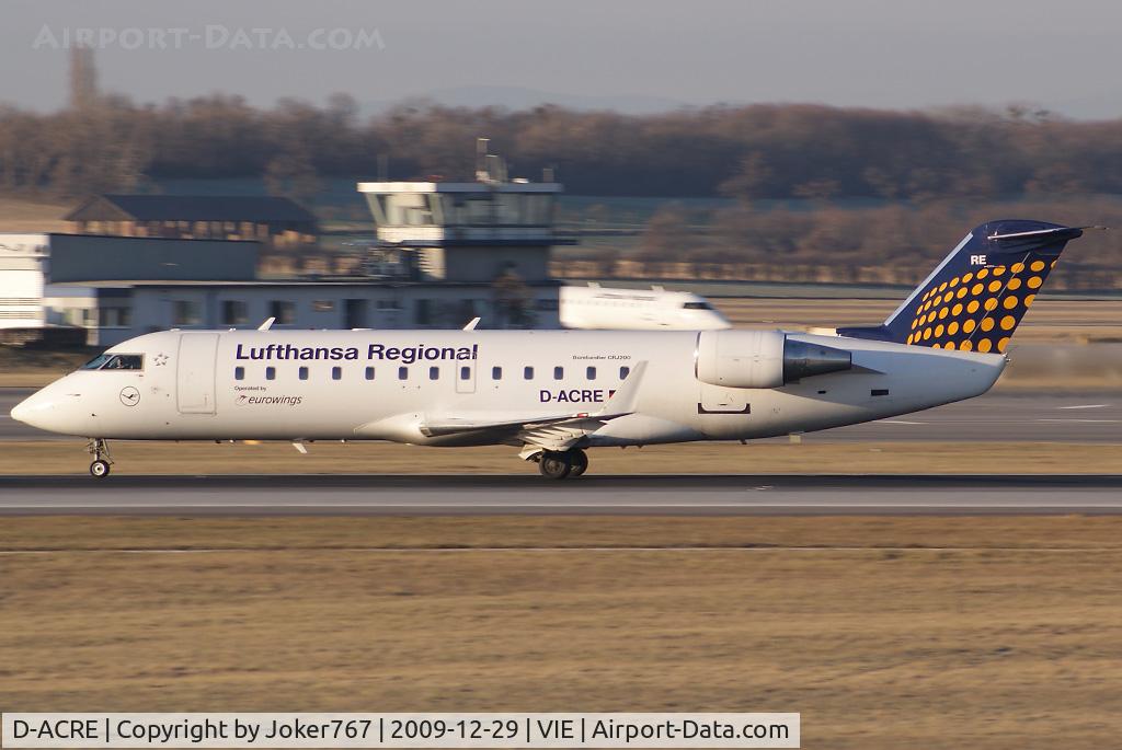 D-ACRE, 2002 Bombardier CRJ-200ER (CL-600-2B19) C/N 7607, Lufthansa Regional (Eurowings) Canadair Regional Jet CRJ200LR