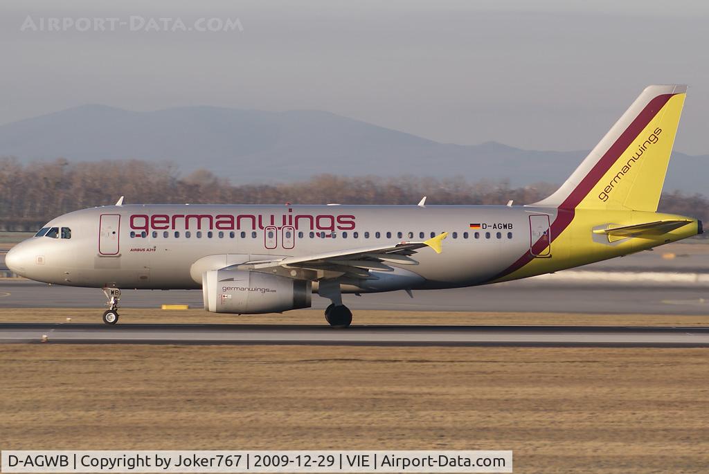 D-AGWB, 2006 Airbus A319-111 C/N 2833, Germanwings Airbus A319-132