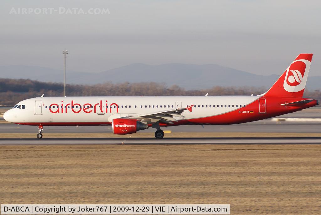 D-ABCA, 2008 Airbus A321-211 C/N 3708, Air Berlin Airbus A321-211