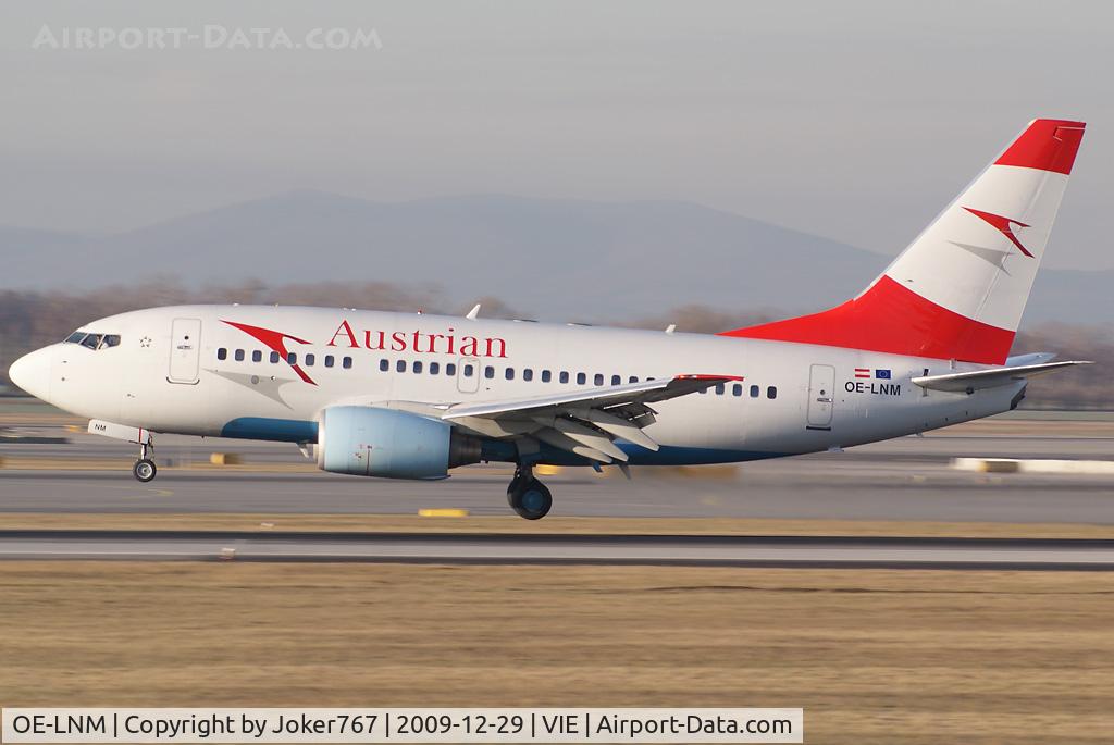 OE-LNM, 2000 Boeing 737-6Z9 C/N 30138, Austrian Airlines Boeing 737-6Z9