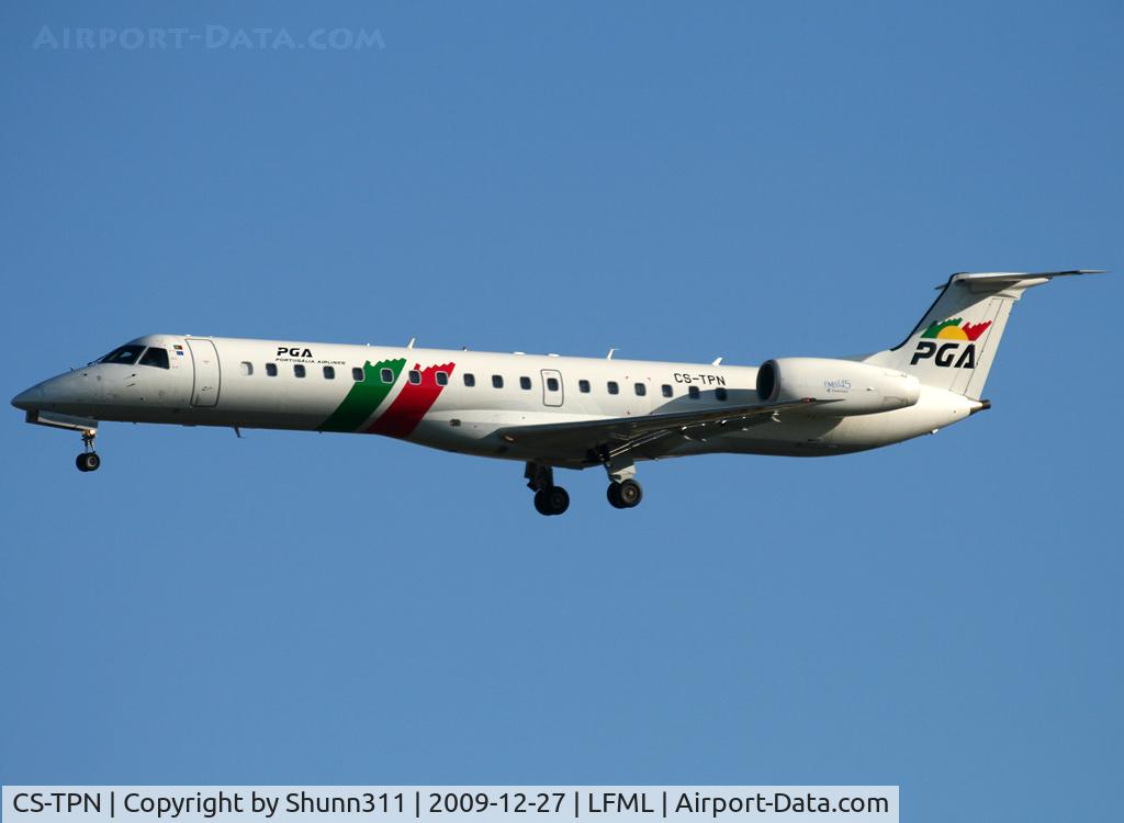 CS-TPN, 1998 Embraer EMB-145EP (ERJ-145EP) C/N 145099, Landing rwy 31R
