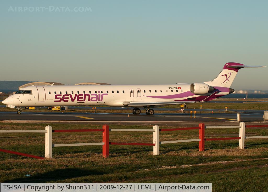 TS-ISA, 2007 Bombardier CRJ-900 (CL-600-2D24) C/N 15091, Lining up rwy 31R for departure...