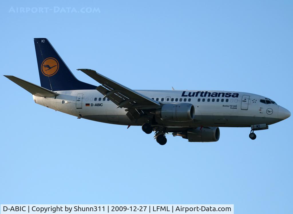 D-ABIC, 1990 Boeing 737-530 C/N 24817, Landing rwy 31R