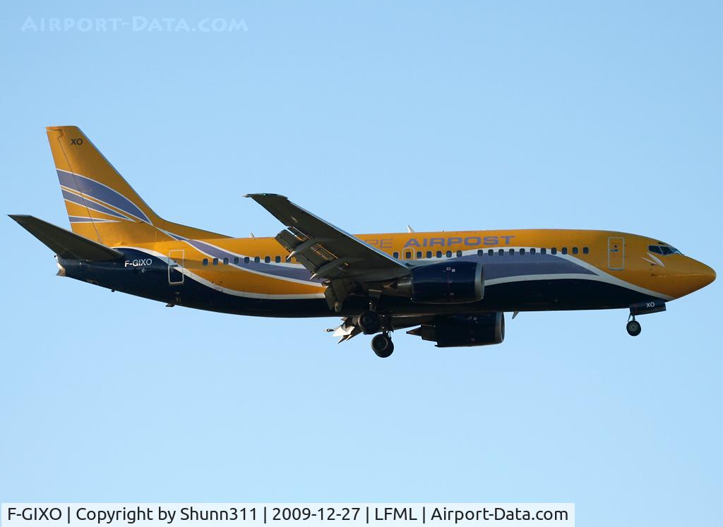 F-GIXO, 1988 Boeing 737-3Q8CF C/N 24132, Landing rwy 31R