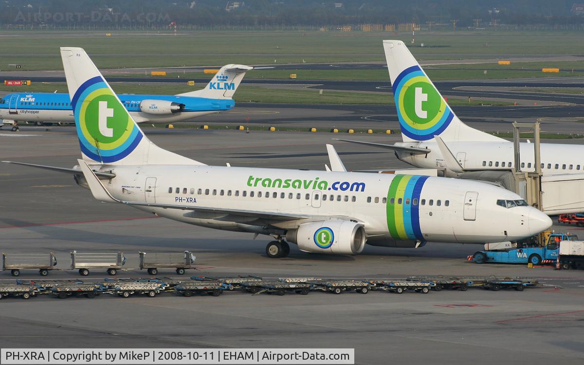 PH-XRA, 2001 Boeing 737-7K2 C/N 30784, Shortly to push for departure.