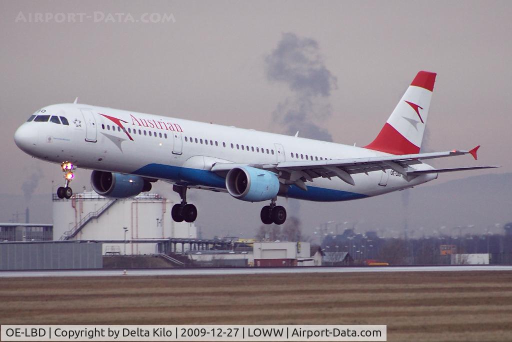 OE-LBD, 1998 Airbus A321-211 C/N 920, AUSTRIAN AIRLINES