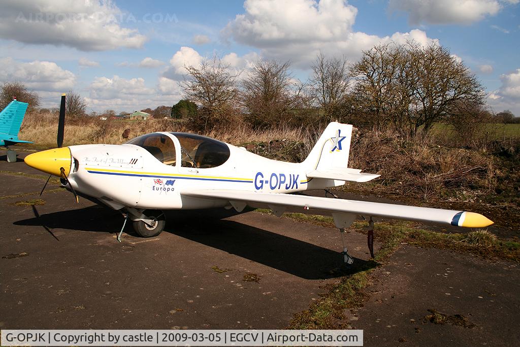 G-OPJK, 1995 Europa Monowheel C/N PFA 247-12487, seen @ Sleap