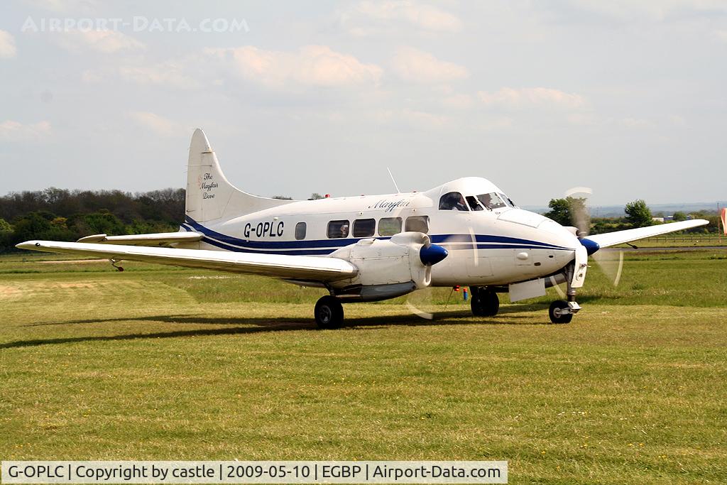 G-OPLC, 1948 De Havilland DH-104 Dove 8 C/N 04212, seen @ Kemble