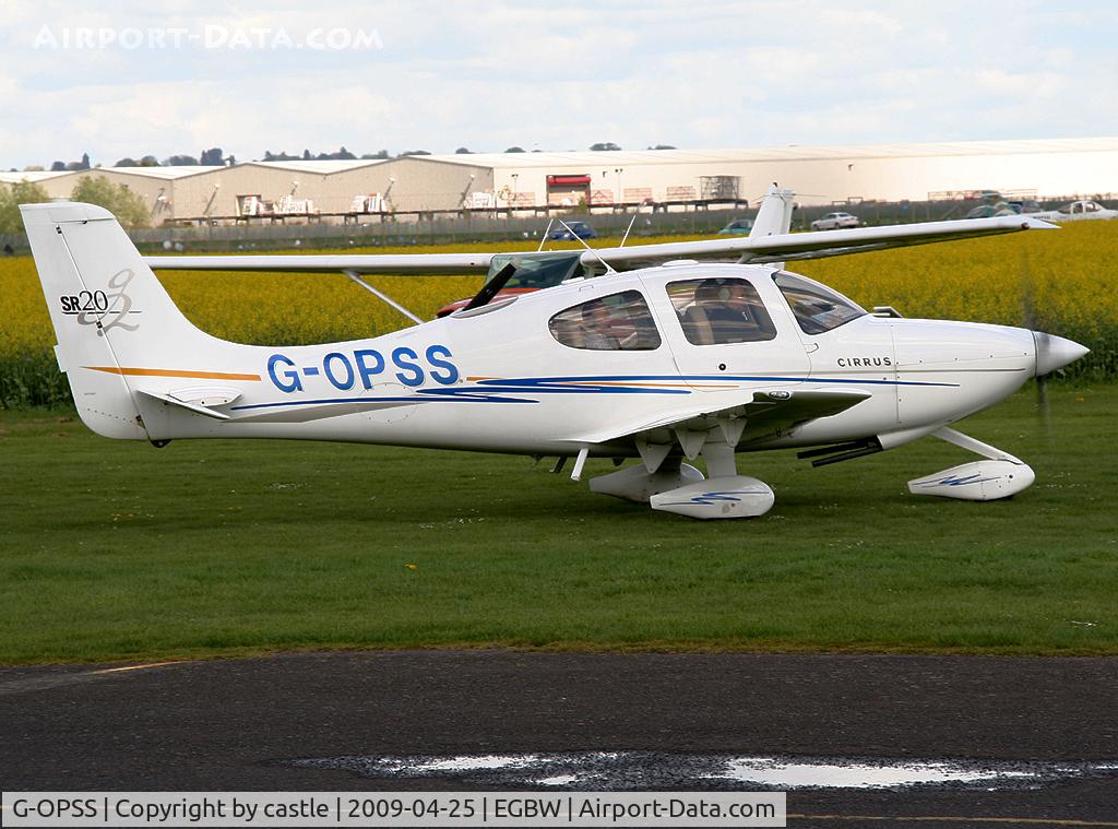 G-OPSS, 2004 Cirrus SR20 G2 C/N 1458, seen @ Wellesbourne Mountford