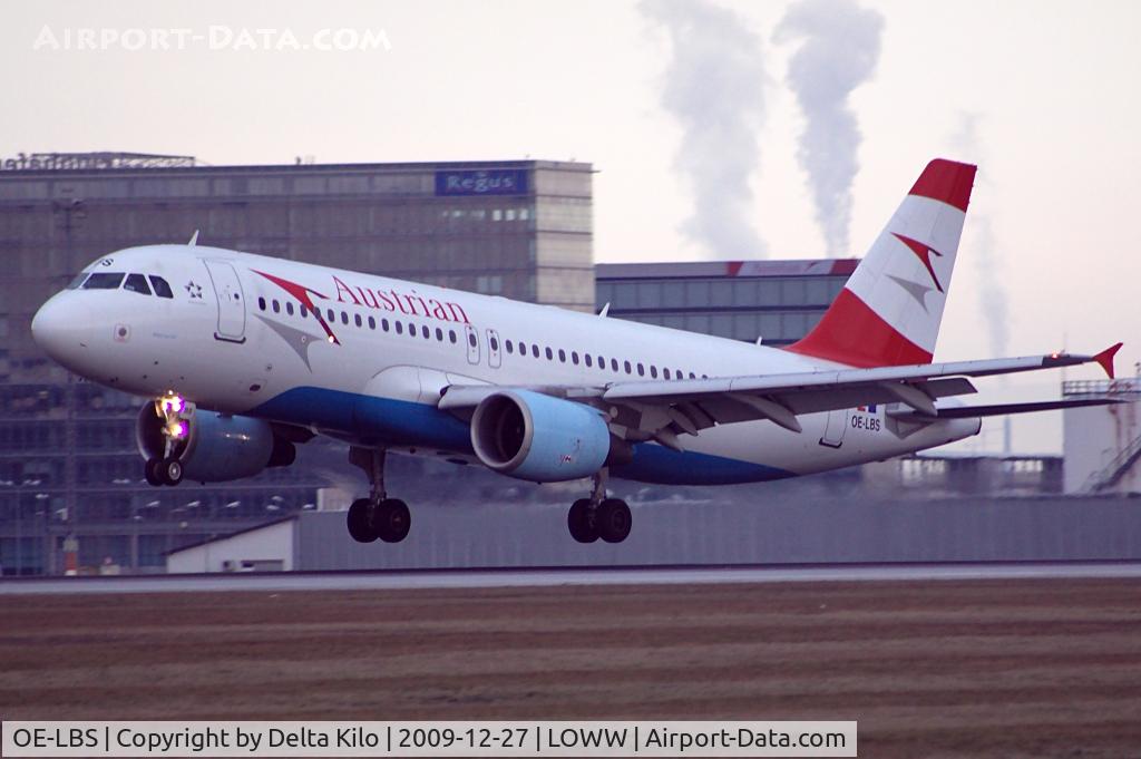 OE-LBS, 2000 Airbus A320-214 C/N 1189, AUSTRIAN AIRLINES