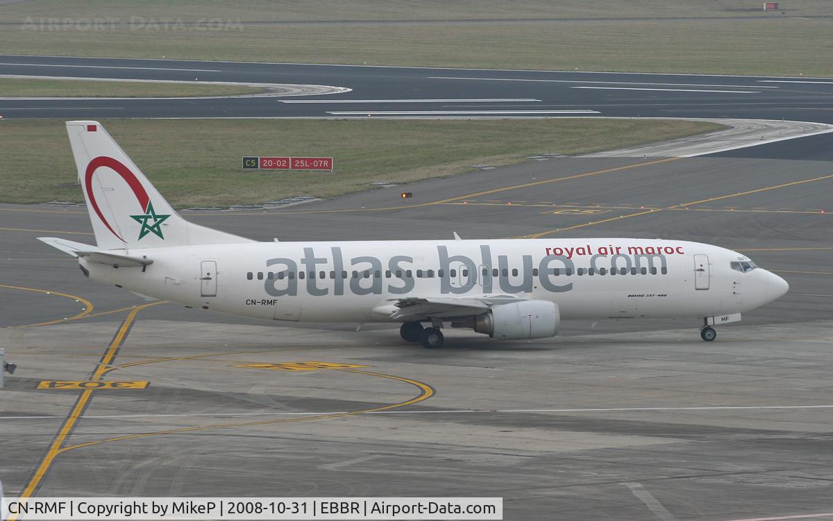 CN-RMF, 1990 Boeing 737-4B6 C/N 24807, Heading for the departure Runway.