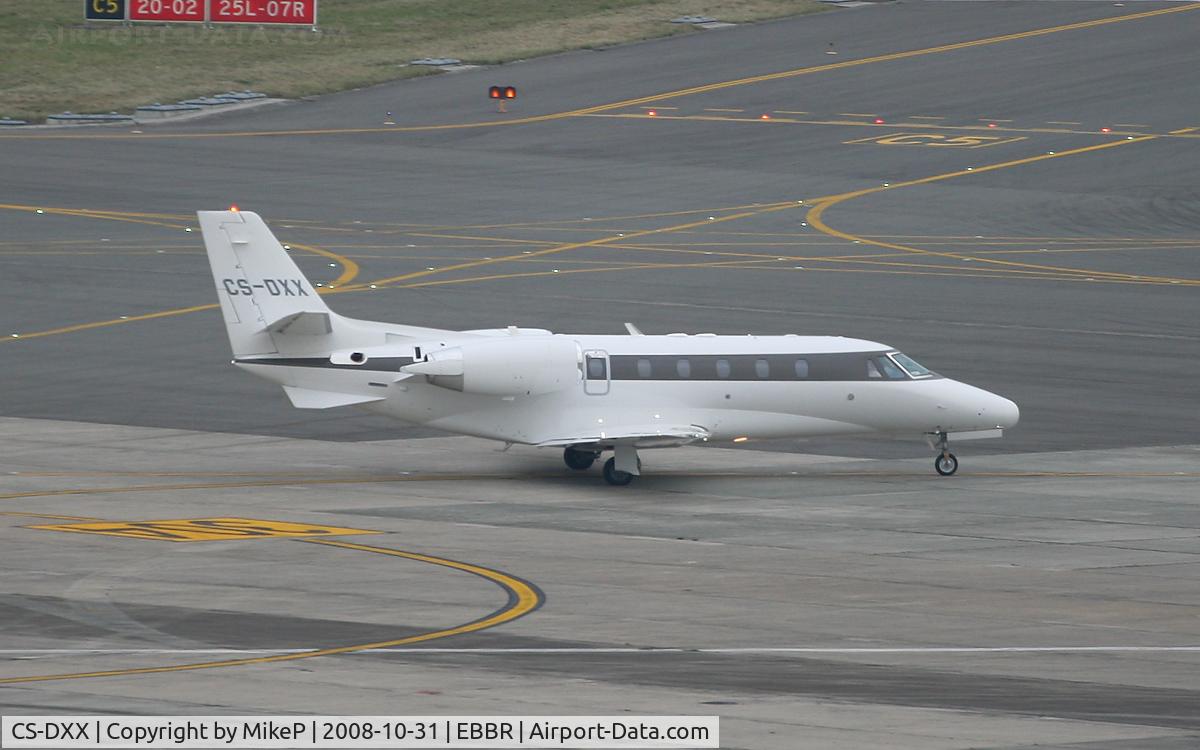 CS-DXX, 2008 Cessna 560XL Citation XLS C/N 560-5789, Heading for the departure Runway.