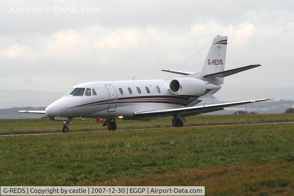 G-REDS, 2001 Cessna 560XL Citation Excel C/N 560-5167, seen @ Liverpool