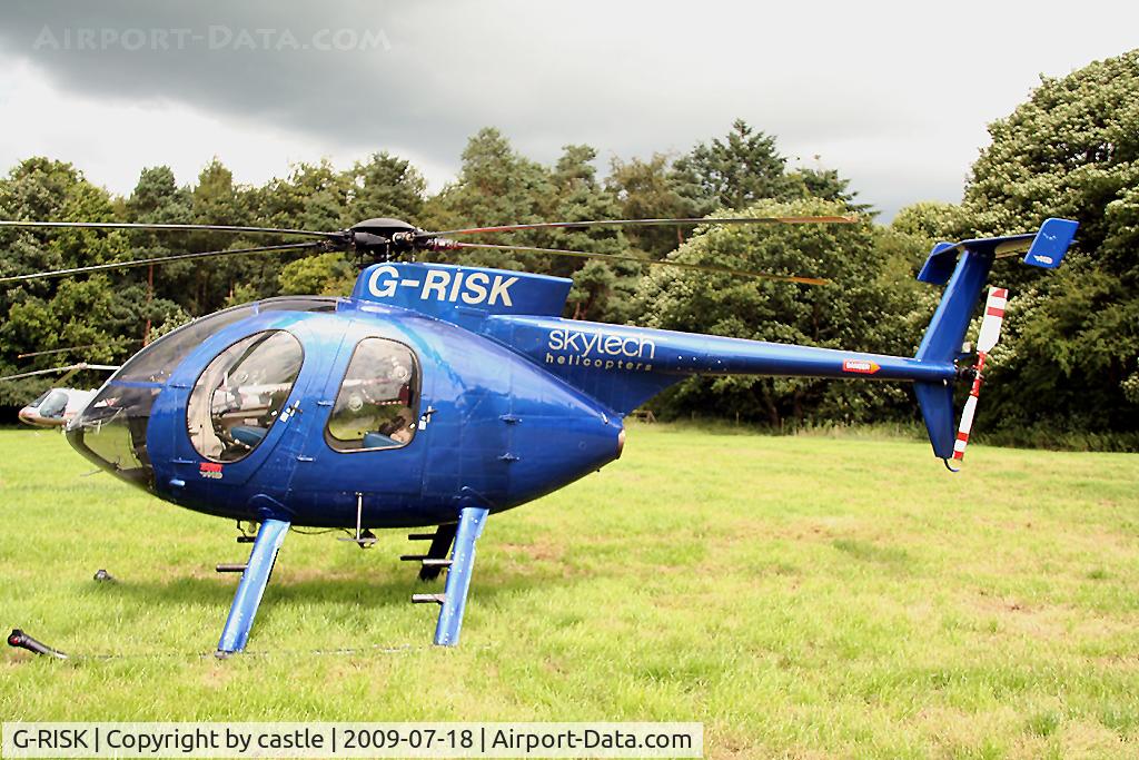 G-RISK, 1985 Hughes 369E C/N 0157E, seen @ Cholmondeley