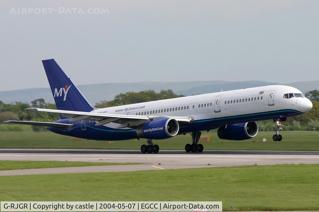 G-RJGR, 1982 Boeing 757-225 C/N 22197, seen @ Manchester