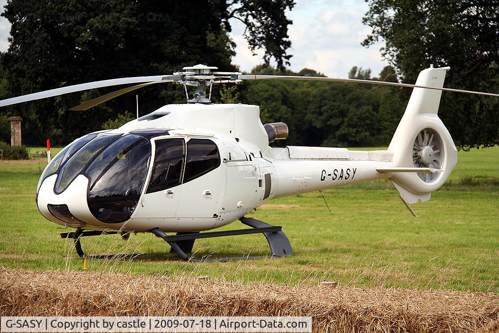 G-SASY, 2009 Eurocopter EC-130B-4 (AS-350B-4) C/N 4760, seen @ Cholmondeley