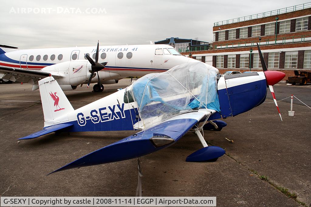 G-SEXY, 1970 American Aviation AA-1 Yankee C/N AA1-0042, seen @ Liverpool
