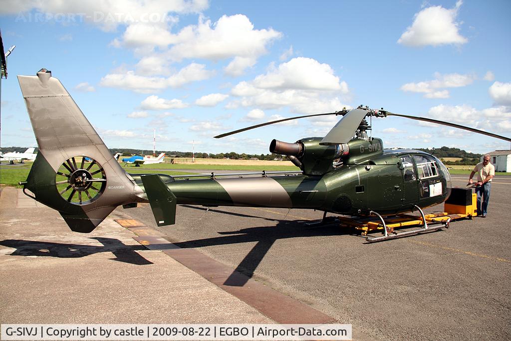 G-SIVJ, 1984 Westland SA-341C Gazelle HT2 C/N 2012, seen @ Wolverhampton