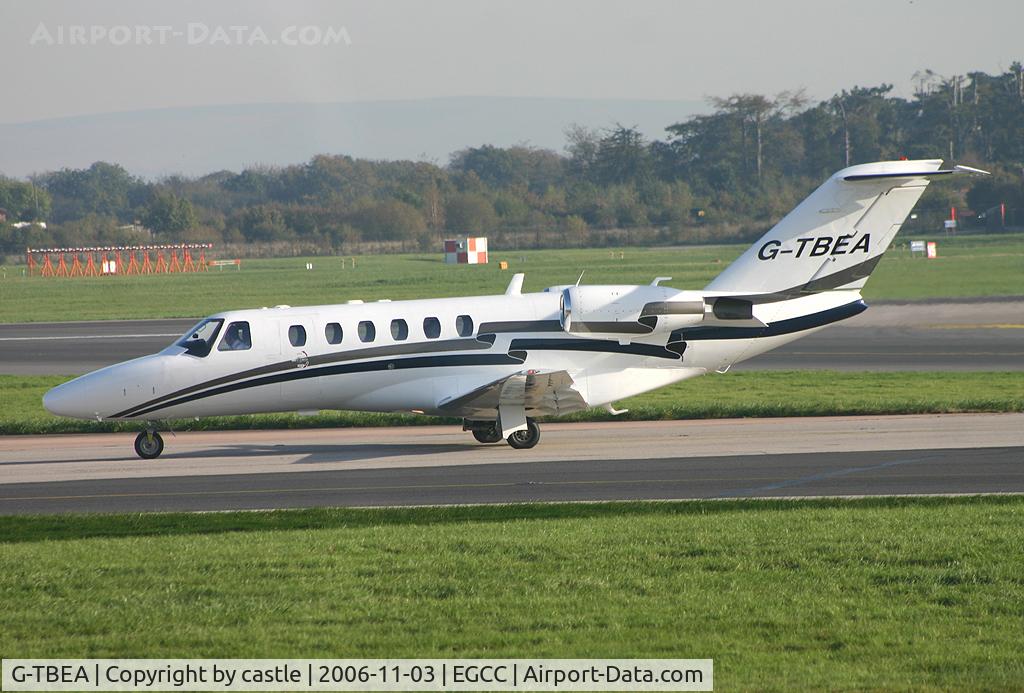 G-TBEA, 2003 Cessna 525A CitationJet CJ2 C/N 525A-0191, seen @ Manchester